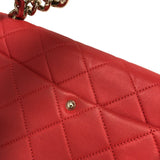 シャネル CHANEL マトラッセフラップチェーンショルダー AS1353 レッド ゴールド金具 ラムスキン レディース ショルダーバッグ