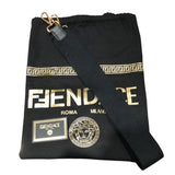 フェンディ FENDI フェンダー チェ トートバッグ 8BH395 ブラック キャンバス メンズ トートバッグ