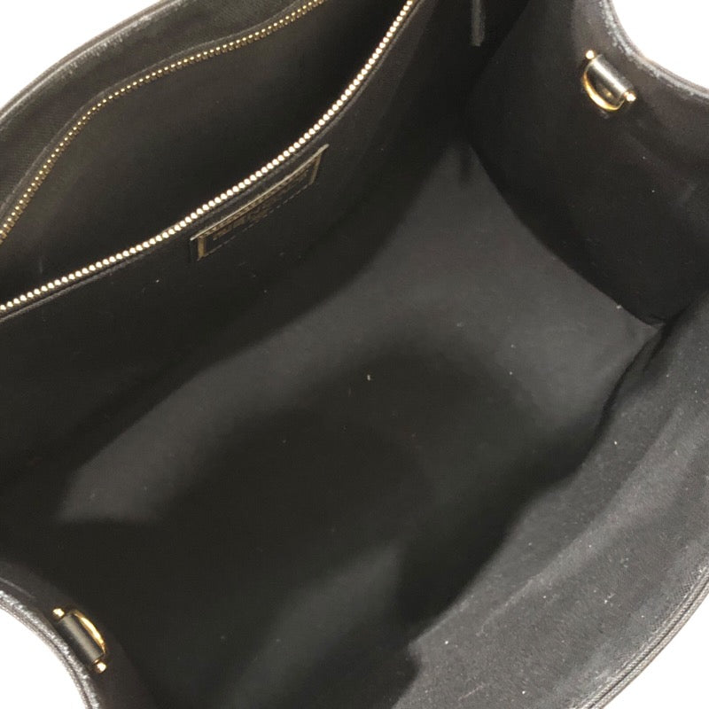 フェンディ FENDI フェンダー チェ トートバッグ 8BH395 ブラック キャンバス メンズ トートバッグ