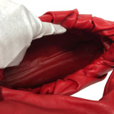 ボッテガ・ヴェネタ BOTTEGA VENETA ザ ショルダーポーチ 610524 レッド レザー レディース ショルダーバッグ