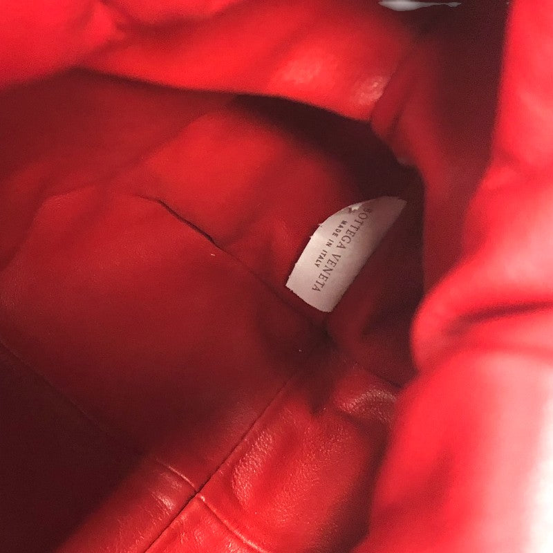 ボッテガ・ヴェネタ BOTTEGA VENETA ザ ショルダーポーチ 610524 レッド レザー レディース ショルダーバッグ
