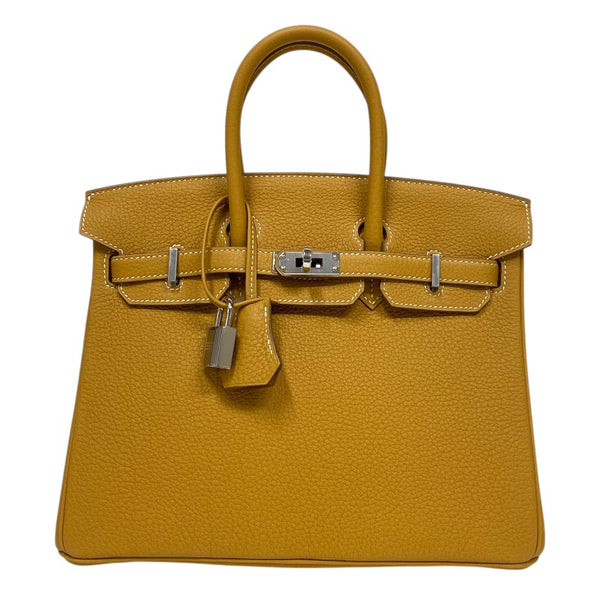 エルメス HERMES バーキン25 ナチュラルサブレ W刻 ナチュラルサブレ シルバー金具  トリヨンクレマンス レディース ハンドバッグ