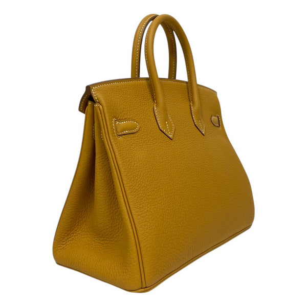 エルメス HERMES バーキン25 ナチュラルサブレ W刻 ナチュラルサブレ シルバー金具  トリヨンクレマンス レディース ハンドバッグ
