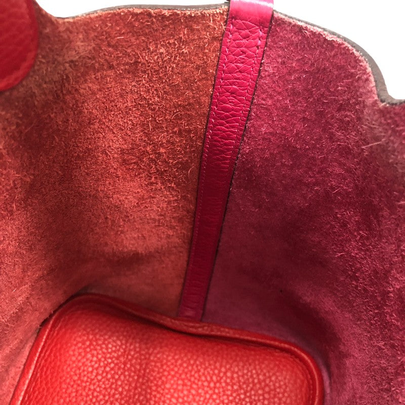 エルメス HERMES ピコタンロックMM カザック Y刻 ローズメキシコ・ローズエクストリーム・ルージュクー トリヨン レディース トートバッグ