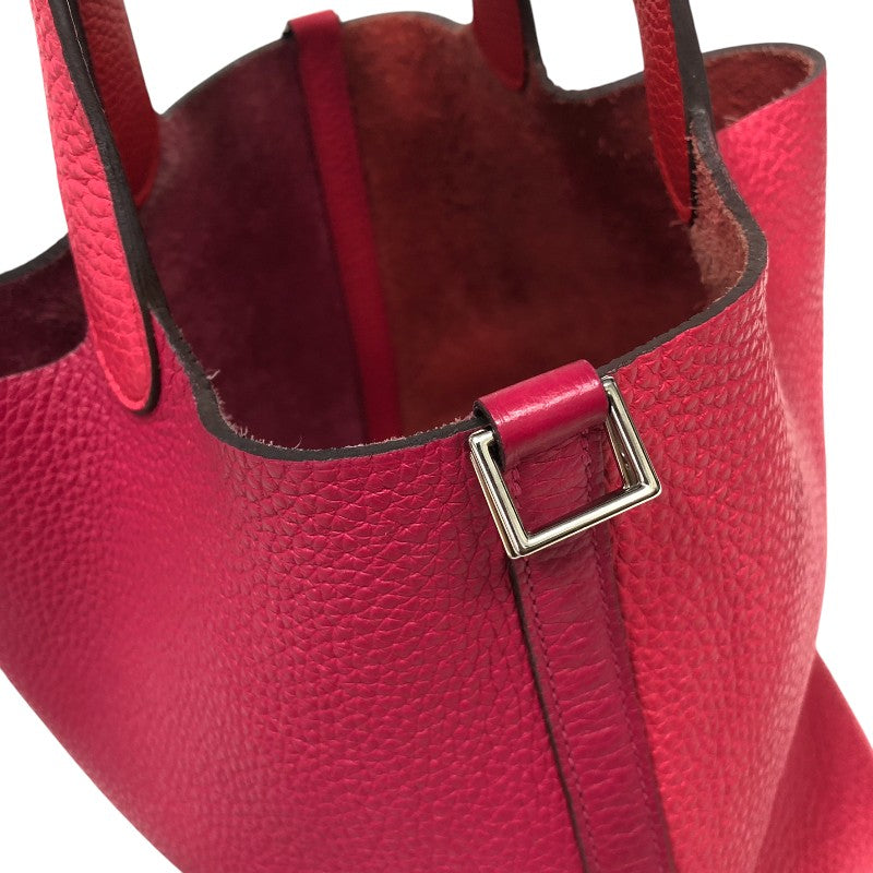 エルメス HERMES ピコタンロックMM カザック Y刻 ローズメキシコ・ローズエクストリーム・ルージュクー トリヨン レディース トートバッグ