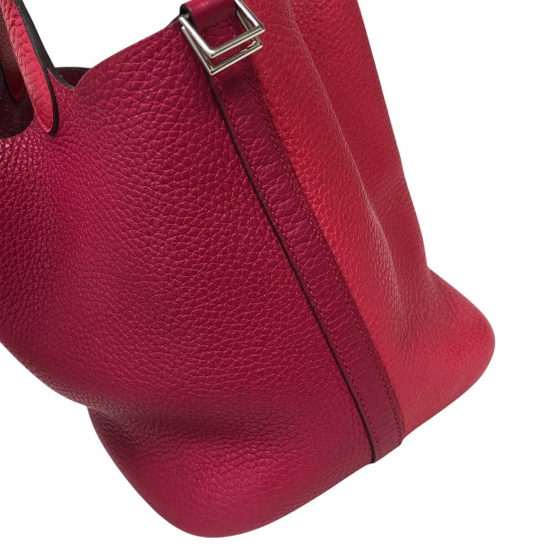 エルメス HERMES ピコタンロックMM カザック Y刻 ローズメキシコ・ローズエクストリーム・ルージュクー トリヨン レディース トートバッグ