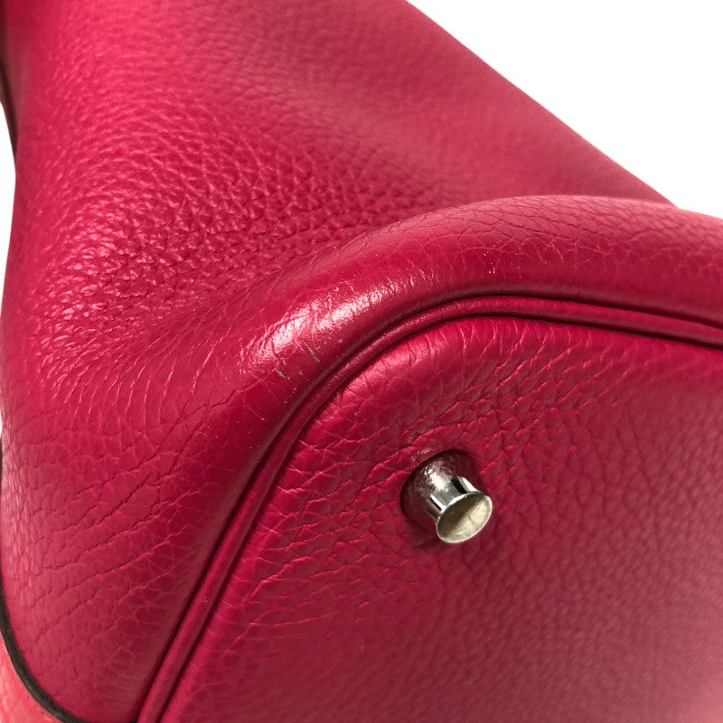 エルメス HERMES ピコタンロックMM カザック Y刻 ローズメキシコ・ローズエクストリーム・ルージュクー トリヨン レディース トートバッグ