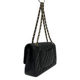 シャネル CHANEL マトラッセ25 A01112 13番台 ブラック ゴールド金具 キャビアスキン レディース ショルダーバッグ