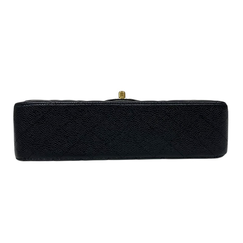 シャネル CHANEL マトラッセ25 A01112 13番台 ブラック ゴールド金具 キャビアスキン レディース ショルダーバッグ