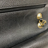 シャネル CHANEL マトラッセ25 A01112 13番台 ブラック ゴールド金具 キャビアスキン レディース ショルダーバッグ