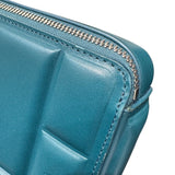 ボッテガ・ヴェネタ BOTTEGA VENETA グリッドショルダーバッグ グリーン ラムスキン レディース ショルダーバッグ