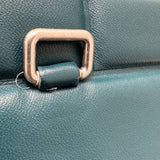 ボッテガ・ヴェネタ BOTTEGA VENETA グリッドショルダーバッグ グリーン ラムスキン レディース ショルダーバッグ