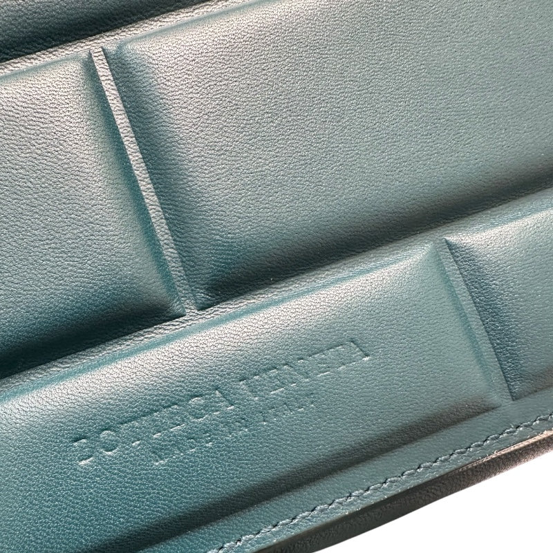 ボッテガ・ヴェネタ BOTTEGA VENETA グリッドショルダーバッグ グリーン ラムスキン レディース ショルダーバッグ