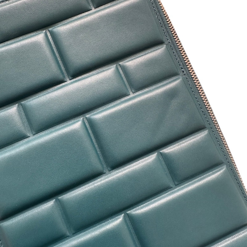 ボッテガ・ヴェネタ BOTTEGA VENETA グリッドショルダーバッグ グリーン ラムスキン レディース ショルダーバッグ