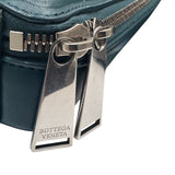 ボッテガ・ヴェネタ BOTTEGA VENETA グリッドショルダーバッグ グリーン ラムスキン レディース ショルダーバッグ