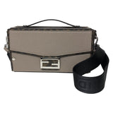 フェンディ FENDI ソフトトランク バゲッドバッグ 7VA565 グレージュ PVC・カーフ ユニセックス ショルダーバッグ