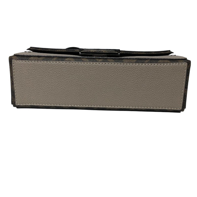 フェンディ FENDI ソフトトランク バゲッドバッグ 7VA565 グレージュ PVC・カーフ ユニセックス ショルダーバッグ