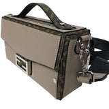 フェンディ FENDI ソフトトランク バゲッドバッグ 7VA565 グレージュ PVC・カーフ ユニセックス ショルダーバッグ
