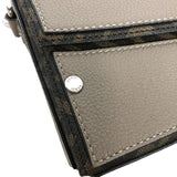 フェンディ FENDI ソフトトランク バゲッドバッグ 7VA565 グレージュ PVC・カーフ ユニセックス ショルダーバッグ