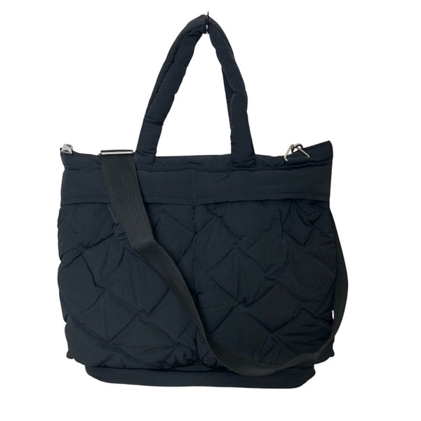 ボッテガ・ヴェネタ BOTTEGA VENETA パフ トートバッグ ブラック ペーパーナイロン メンズ トートバッグ