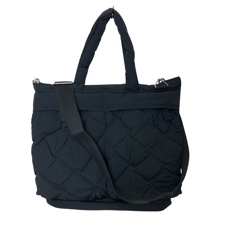 ボッテガ・ヴェネタ BOTTEGA VENETA パフ トートバッグ ブラック ペーパーナイロン メンズ トートバッグ