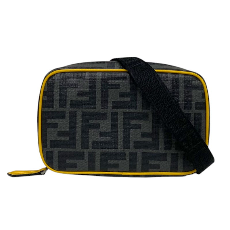 フェンディ FENDI ズッカミニショルダー 7AS122 ブラック PVC レディース ショルダーバッグ