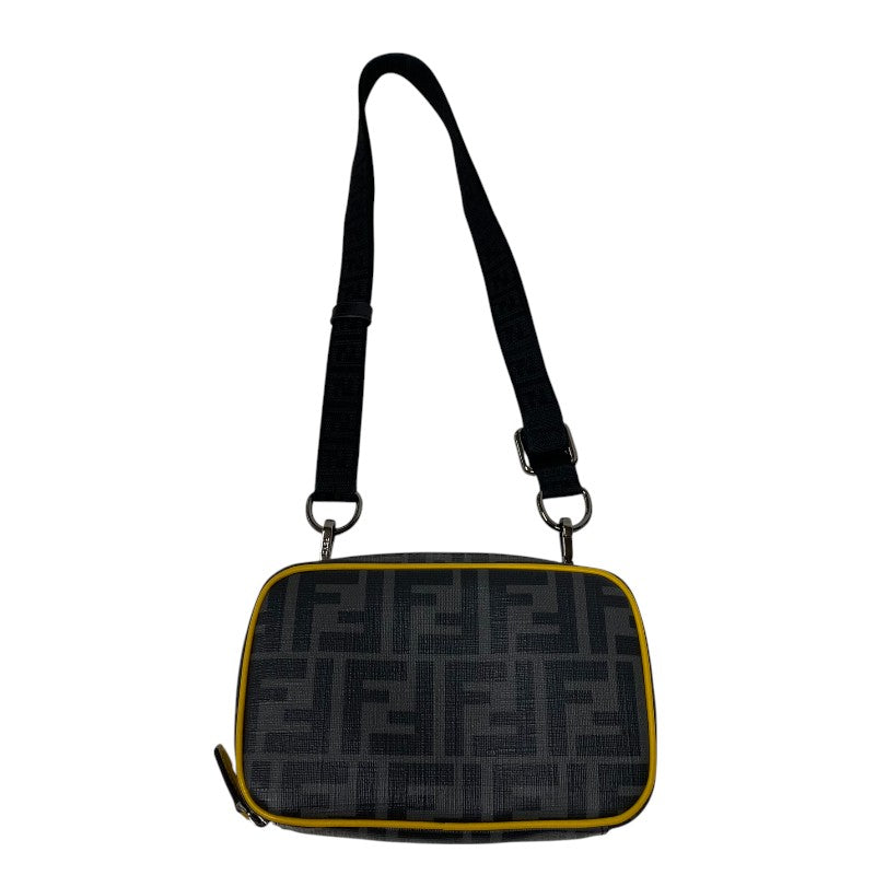 フェンディ FENDI ズッカミニショルダー 7AS122 ブラック PVC レディース ショルダーバッグ