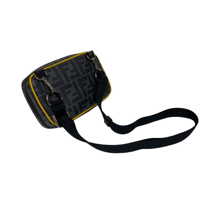 フェンディ FENDI ズッカミニショルダー 7AS122 ブラック PVC レディース ショルダーバッグ