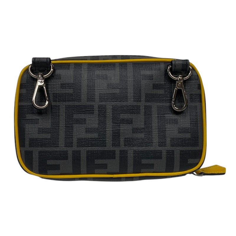フェンディ FENDI ズッカミニショルダー 7AS122 ブラック PVC レディース ショルダーバッグ