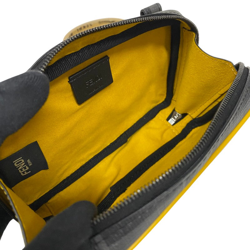 フェンディ FENDI ズッカミニショルダー 7AS122 ブラック PVC レディース ショルダーバッグ