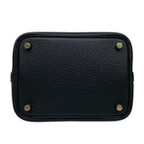 エルメス HERMES ピコタンロックPM B刻 ブラック ゴールド金具 トリヨン レディース ハンドバッグ