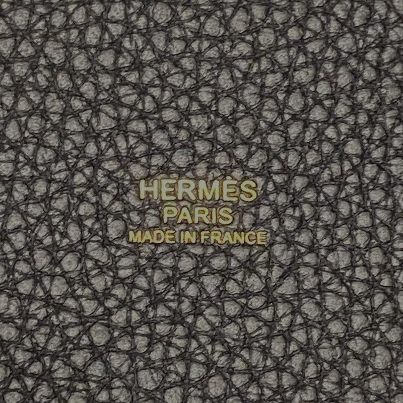 エルメス HERMES ピコタンロックPM B刻 ブラック ゴールド金具 トリヨン レディース ハンドバッグ
