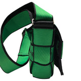 ボッテガ・ヴェネタ BOTTEGA VENETA ウェビングカセット グリーン・ブラック・シルバー金具 キャンバス キャンバス ユニセックス ショルダーバッグ