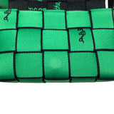 ボッテガ・ヴェネタ BOTTEGA VENETA ウェビングカセット グリーン・ブラック・シルバー金具 キャンバス キャンバス ユニセックス ショルダーバッグ