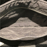 ボッテガ・ヴェネタ BOTTEGA VENETA ウェビングカセット グリーン・ブラック・シルバー金具 キャンバス キャンバス ユニセックス ショルダーバッグ