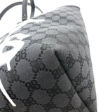 バレンシアガ BALENCIAGA BALENCIAGA × GUCCI コラボ ザ ハッカープロジェクト グラフィティ ミディアム 380125 ブラック キャンバス/レザー ユニセックス トートバッグ