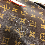 ルイ・ヴィトン LOUIS VUITTON パレルモGM M40146 ブラウン モノグラムキャンバス レディース ショルダーバッグ
