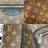 ルイ・ヴィトン LOUIS VUITTON ジョッシュNV M45349 ブラウン×ブラック モノグラム・マカサー/レザー メンズ リュック・デイパック