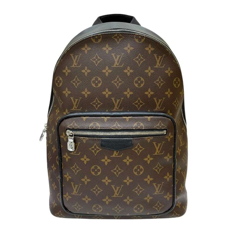 ルイ・ヴィトン LOUIS VUITTON ジョッシュNV M45349 ブラウン×ブラック モノグラム・マカサー/レザー メンズ リュック・デイパック