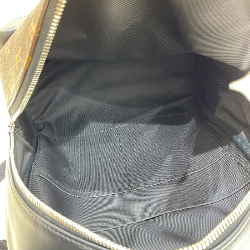 ルイ・ヴィトン LOUIS VUITTON ジョッシュNV M45349 ブラウン×ブラック モノグラム・マカサー/レザー メンズ リュック・デイパック