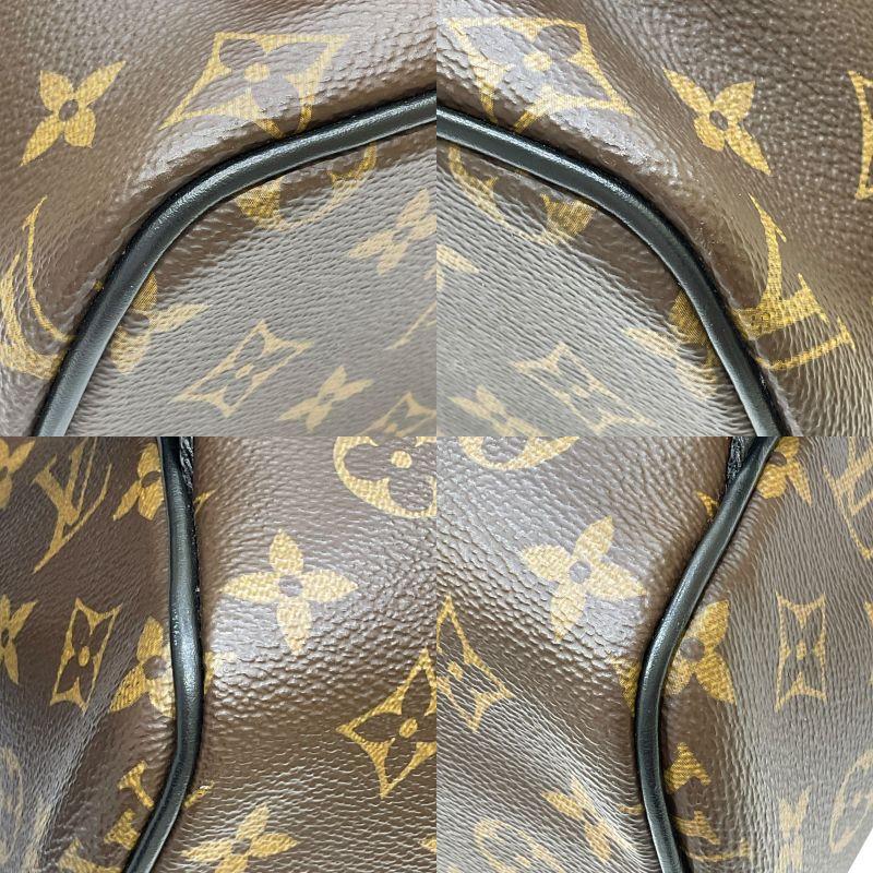 ルイ・ヴィトン LOUIS VUITTON ジョッシュNV M45349 ブラウン×ブラック モノグラム・マカサー/レザー メンズ リュック・デイパック