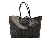ゴヤール GOYARD サン・ルイGM ブラック コーティングキャンバス レディース トートバッグ