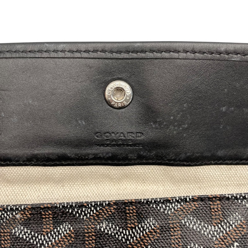 ゴヤール GOYARD サン・ルイGM ブラック コーティングキャンバス レディース トートバッグ