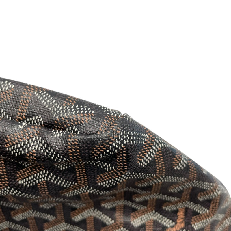 ゴヤール GOYARD サン・ルイGM ブラック コーティングキャンバス レディース トートバッグ