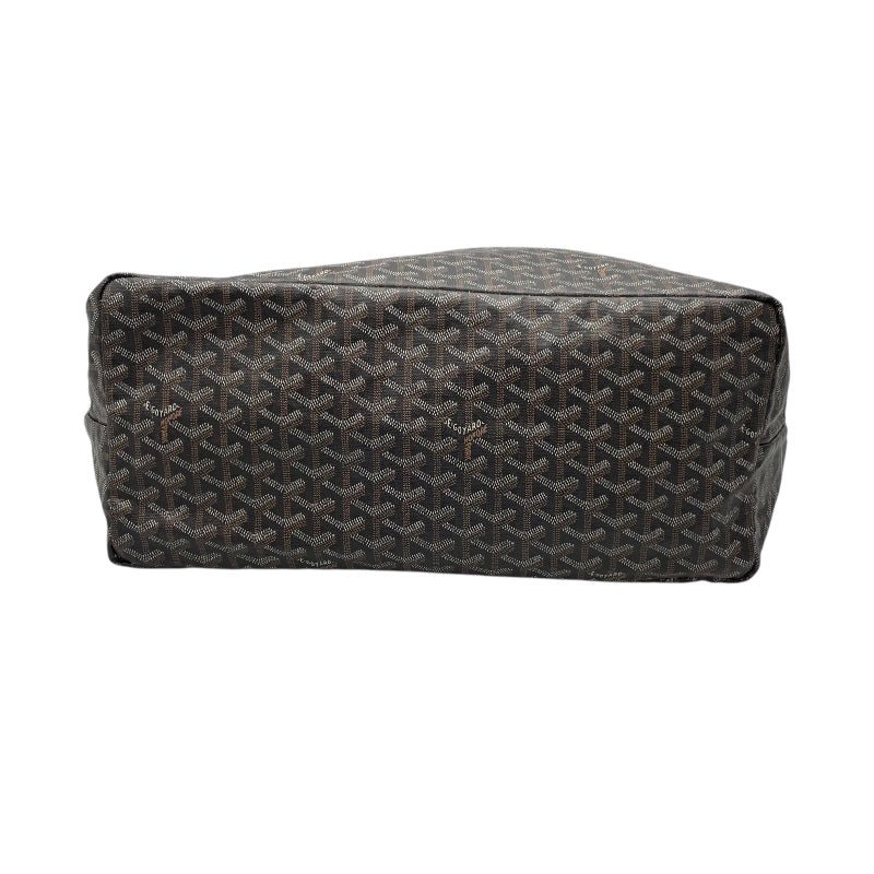 ゴヤール GOYARD サン・ルイGM ブラック コーティングキャンバス レディース トートバッグ