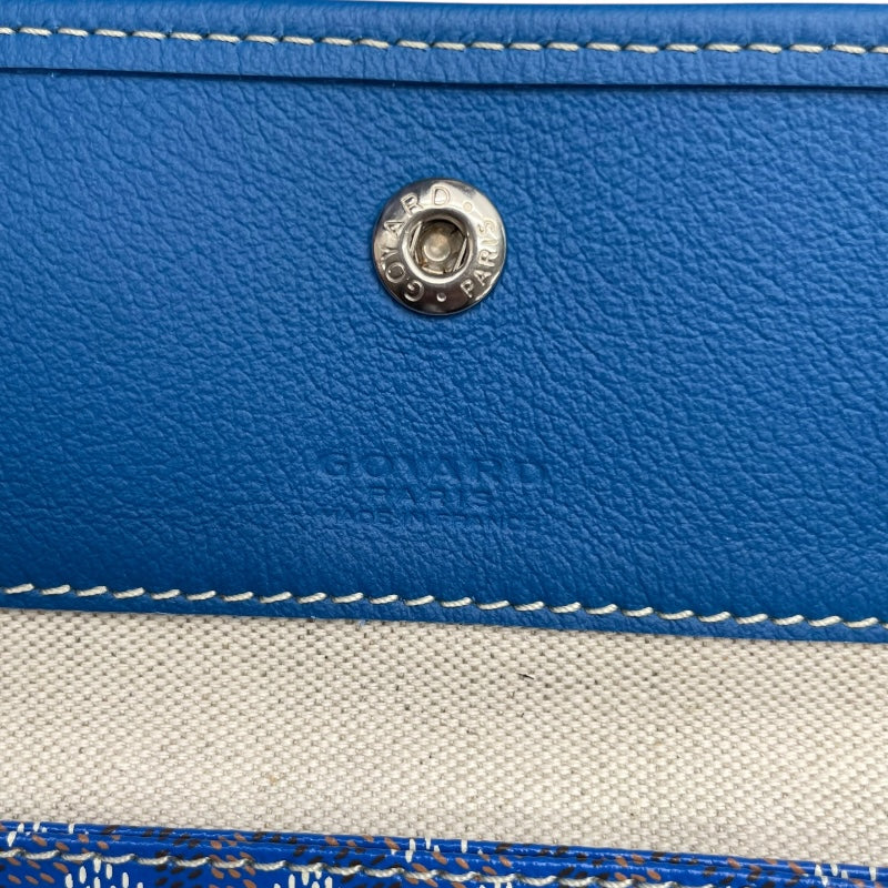 ゴヤール サン・ルイ コーティングキャンバス 2wayバッグ ゴヤール GOYARD サン・ルイGM ブルー コーティングキャンバス