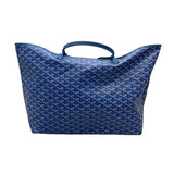 ゴヤール GOYARD サン・ルイGM ブルー コーティングキャンバス レディース トートバッグ