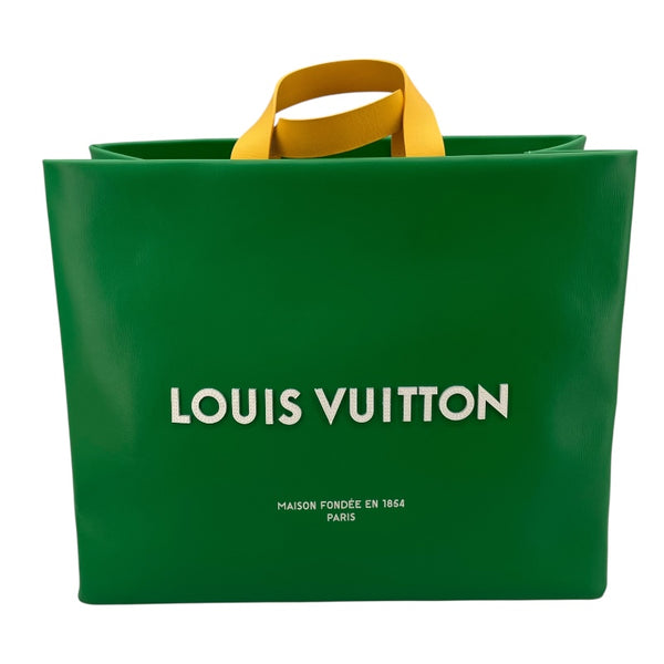 ルイ・ヴィトン LOUIS VUITTON ショッパー・トートMM M24457 ヴェール LVパッケージ ユニセックス トートバッグ