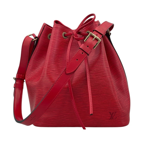 ルイ・ヴィトン LOUIS VUITTON プチノエ M44107 カスティリアンレッド エピ レディース ショルダーバッグ