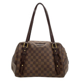 ルイ・ヴィトン LOUIS VUITTON リヴィントンGM N41158 ブラウン ダミエ・エベヌ レディース ショルダーバッグ